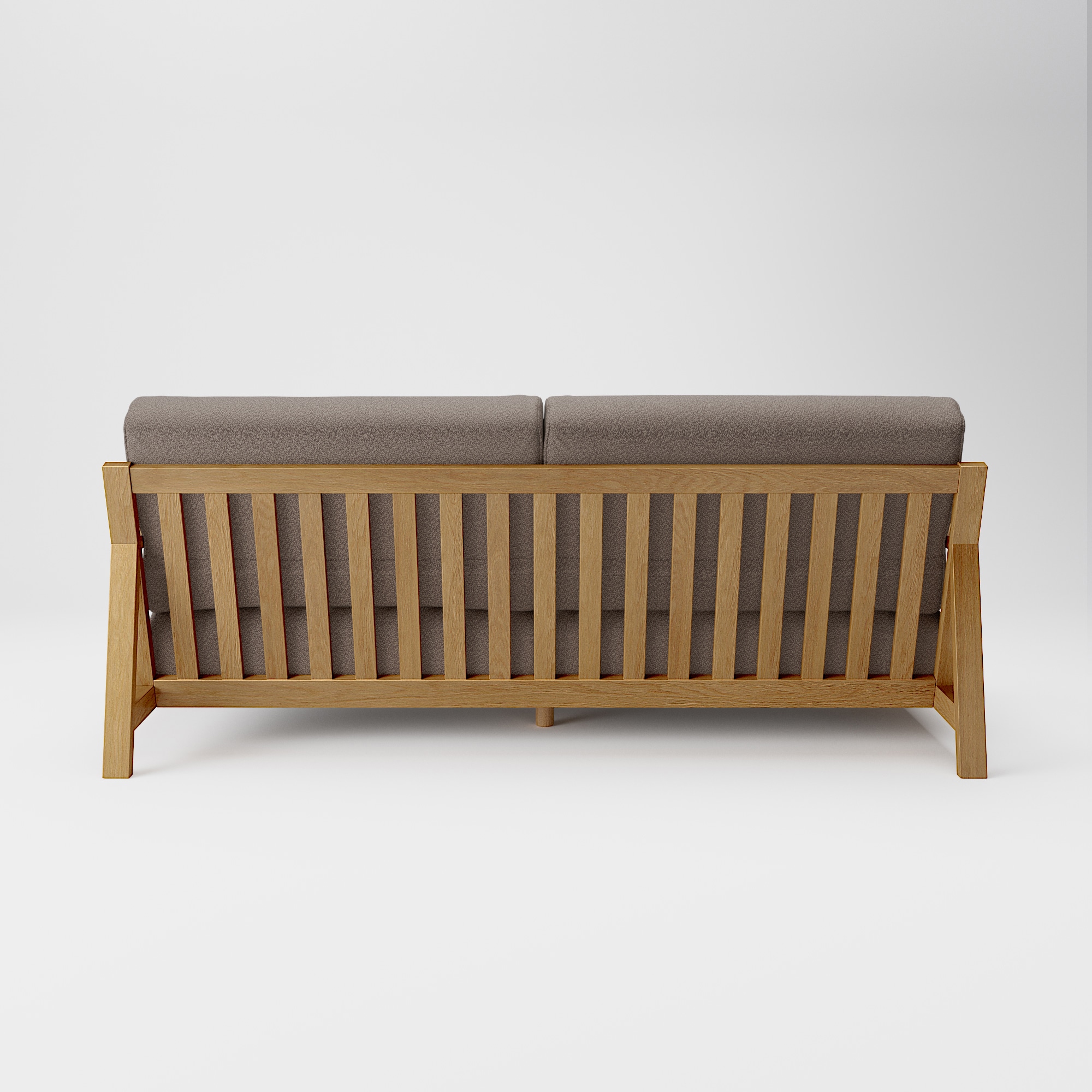 綿太番手　ソファ本体　木製フレーム　ウレタンポケットコイル　３シーター用カバー