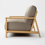 綿太番手　ソファ本体　木製フレーム　フェザーポケットコイル　２シーター用カバー