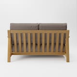 綿太番手　ソファ本体　木製フレーム　フェザーポケットコイル　２シーター用カバー