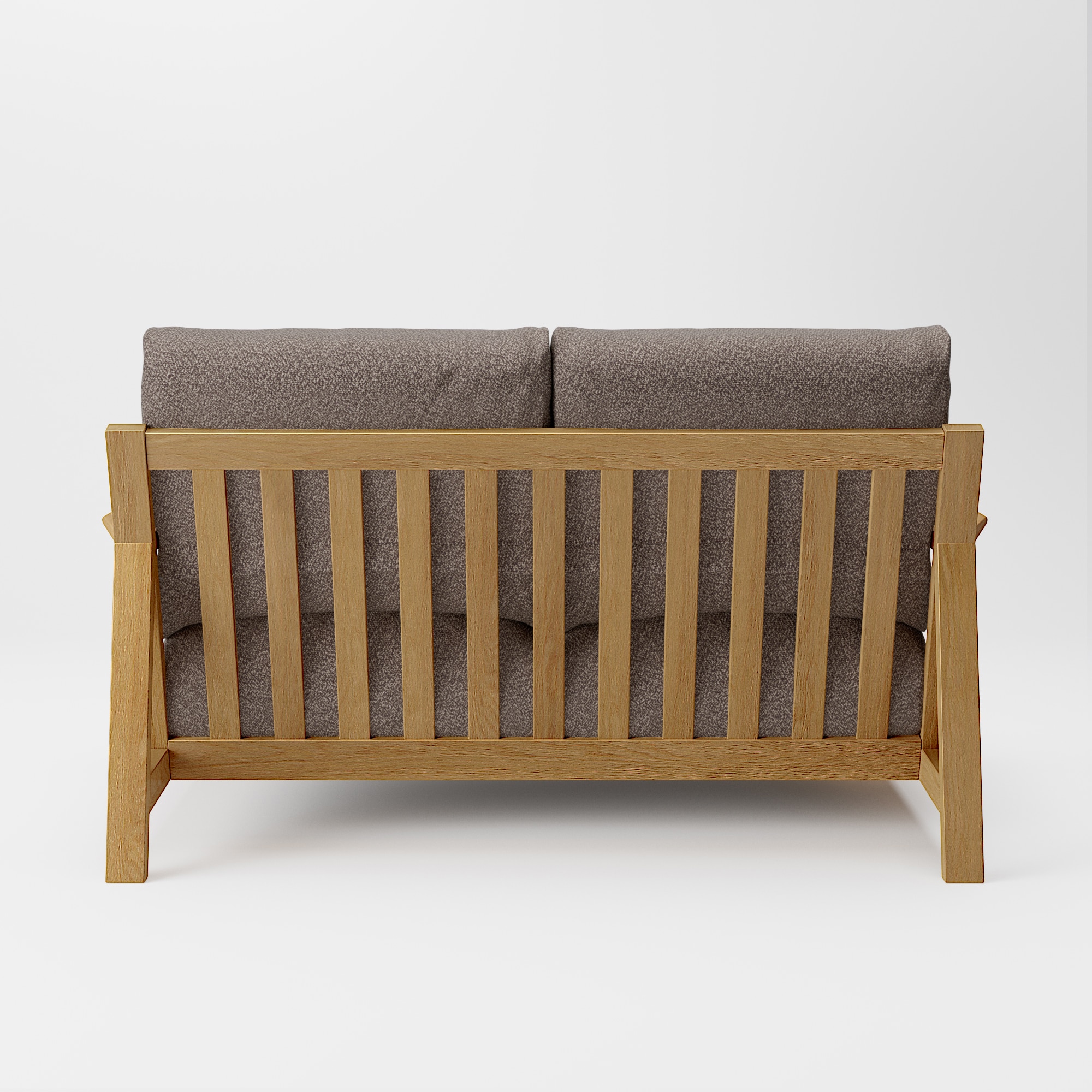 綿太番手　ソファ本体　木製フレーム　フェザーポケットコイル　２シーター用カバー