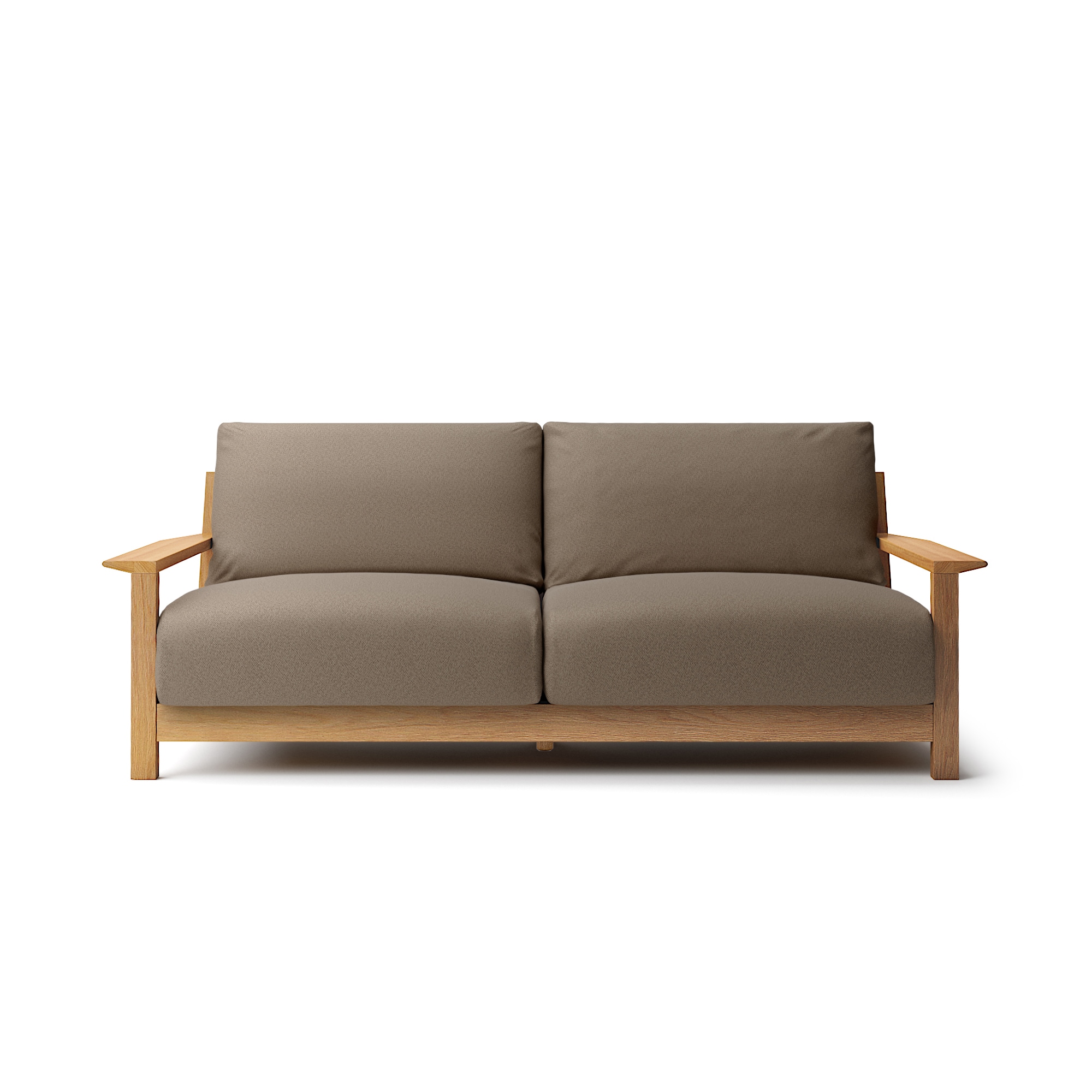 綿太番手　ソファ本体　木製フレーム　フェザーポケットコイル　３シーター用カバー