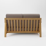 綿太番手　ソファ本体　木製フレーム　ウレタンポケットコイル　２シーター用カバー