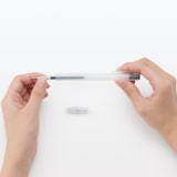 さらさら描けるゲルインキボールペン　ノック式