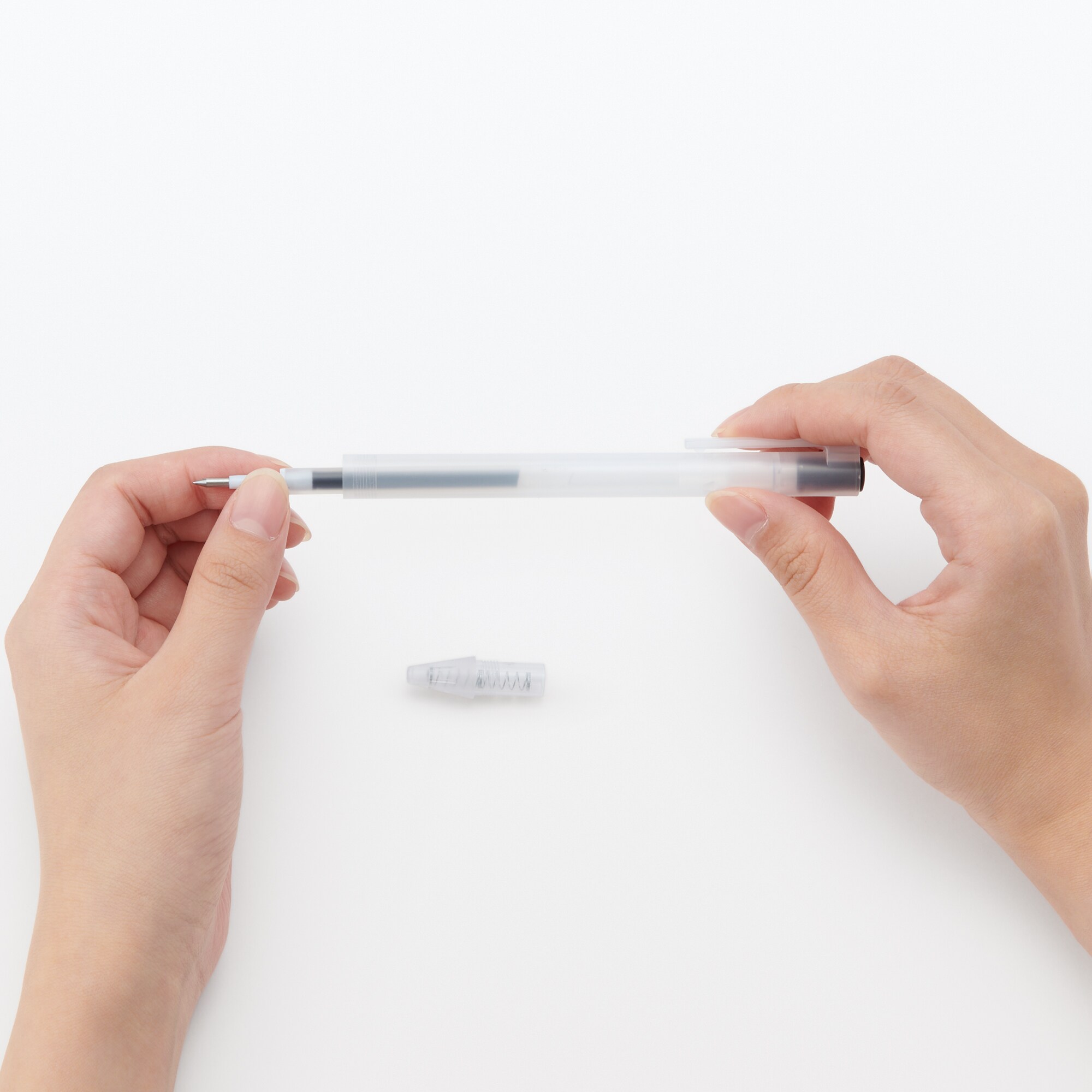 さらさら描けるゲルインキボールペン　ノック式