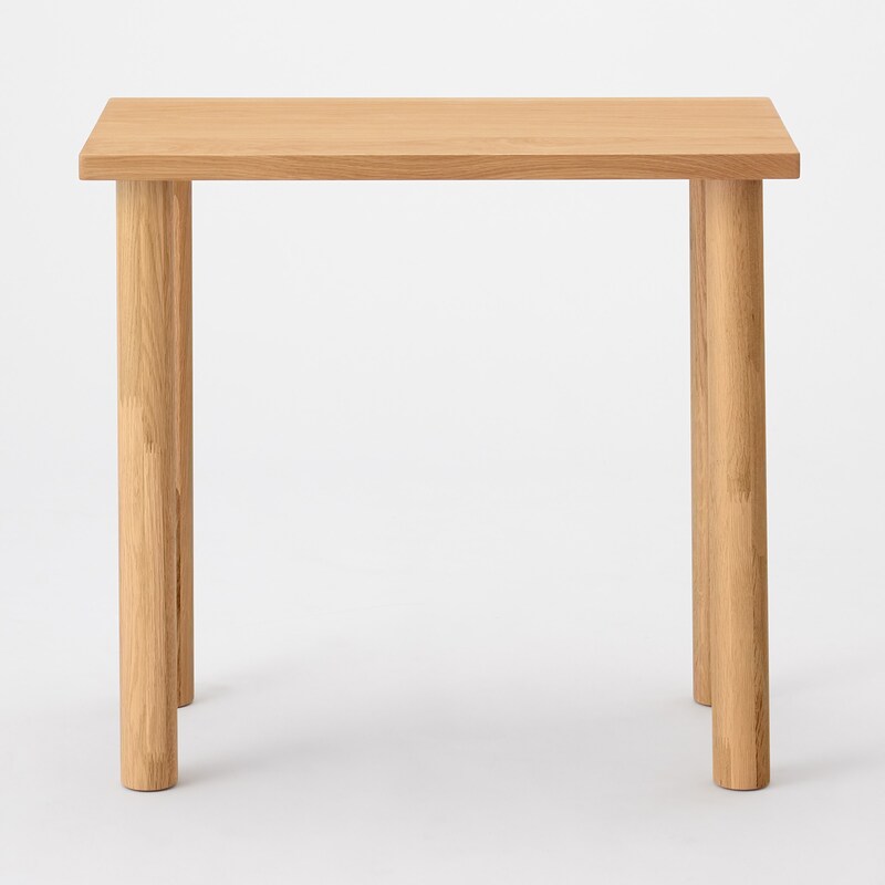 無印良品/オーク材ダイニングテーブル/120cm 聞きづらい 