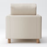 ソファ本体　麻綿平織カバー　生成　セット