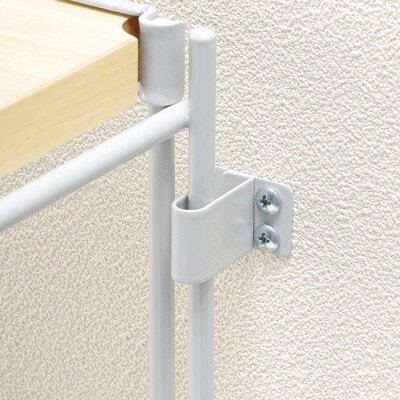 ユニットシェルフ用転倒防止補助フック