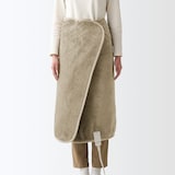 羽織れる電気ひざ掛け　ライトブラウン