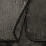 羽織れる電気ひざ掛け　ダークブラウン