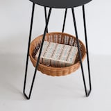 ［ＩＤＥＥ］ＷＡＬＬＡＢＹ　ＳＩＤＥ　ＴＡＢＬＥ　Ｂｌａｃｋ