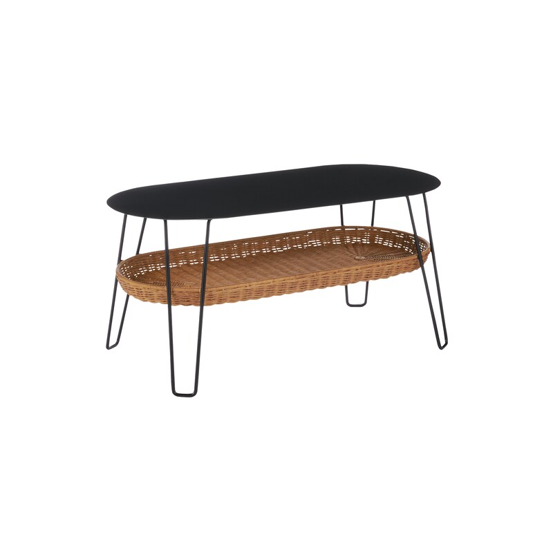 IDEE］WALLABY LOW TABLE OVAL BLACK  