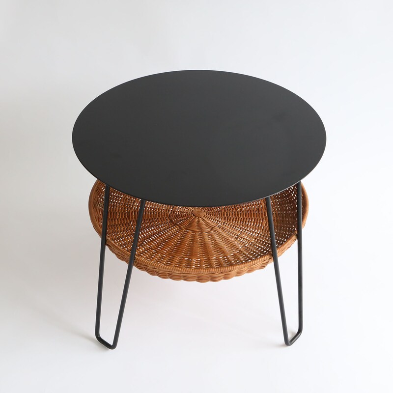 IDEE］WALLABY LOW TABLE ROUND BLACK  