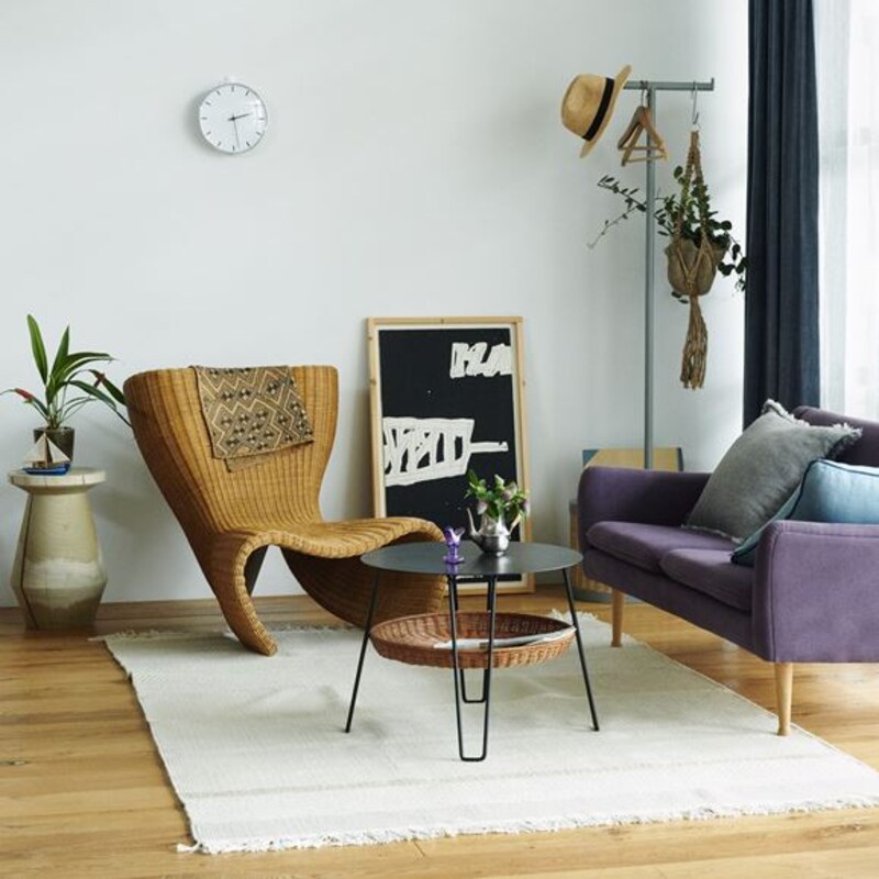 IDEE］WALLABY LOW TABLE ROUND BLACK  