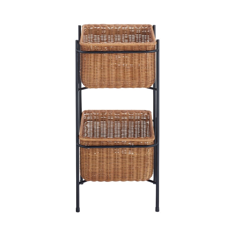 IDEE］WALLABY BASKET STAND Black | 無印良品 