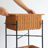 ［ＩＤＥＥ］ＷＡＬＬＡＢＹ　ＢＡＳＫＥＴ　ＳＴＡＮＤ　Ｂｌａｃｋ