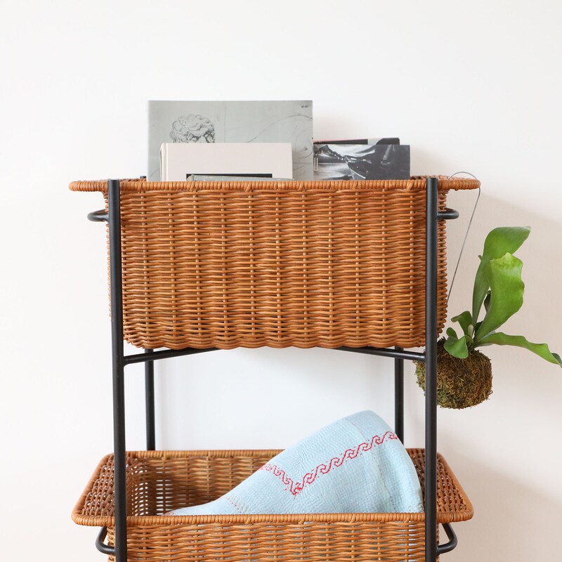 IDEE］WALLABY BASKET STAND Black | 無印良品