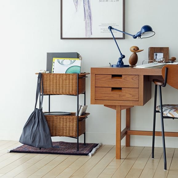 ［ＩＤＥＥ］ＷＡＬＬＡＢＹ　ＢＡＳＫＥＴ　ＳＴＡＮＤ　Ｂｌａｃｋ