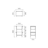 ［ＩＤＥＥ］ＷＡＬＬＡＢＹ　ＢＡＳＫＥＴ　ＳＴＡＮＤ　Ｂｌａｃｋ