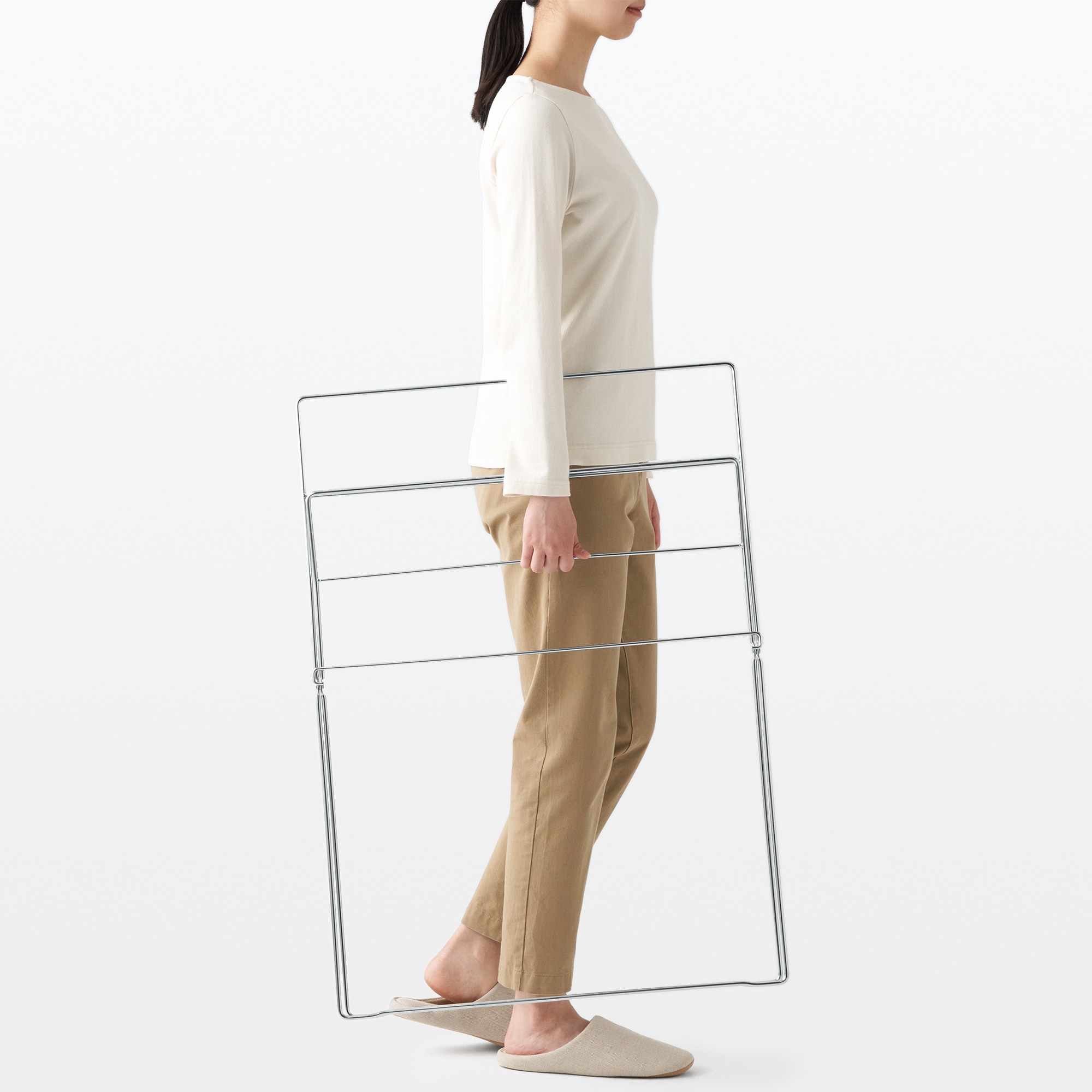 ステンレス小型室内干し