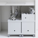 ポリプロピレンファイルボックススタンダード　１／２　ホワイトグレー