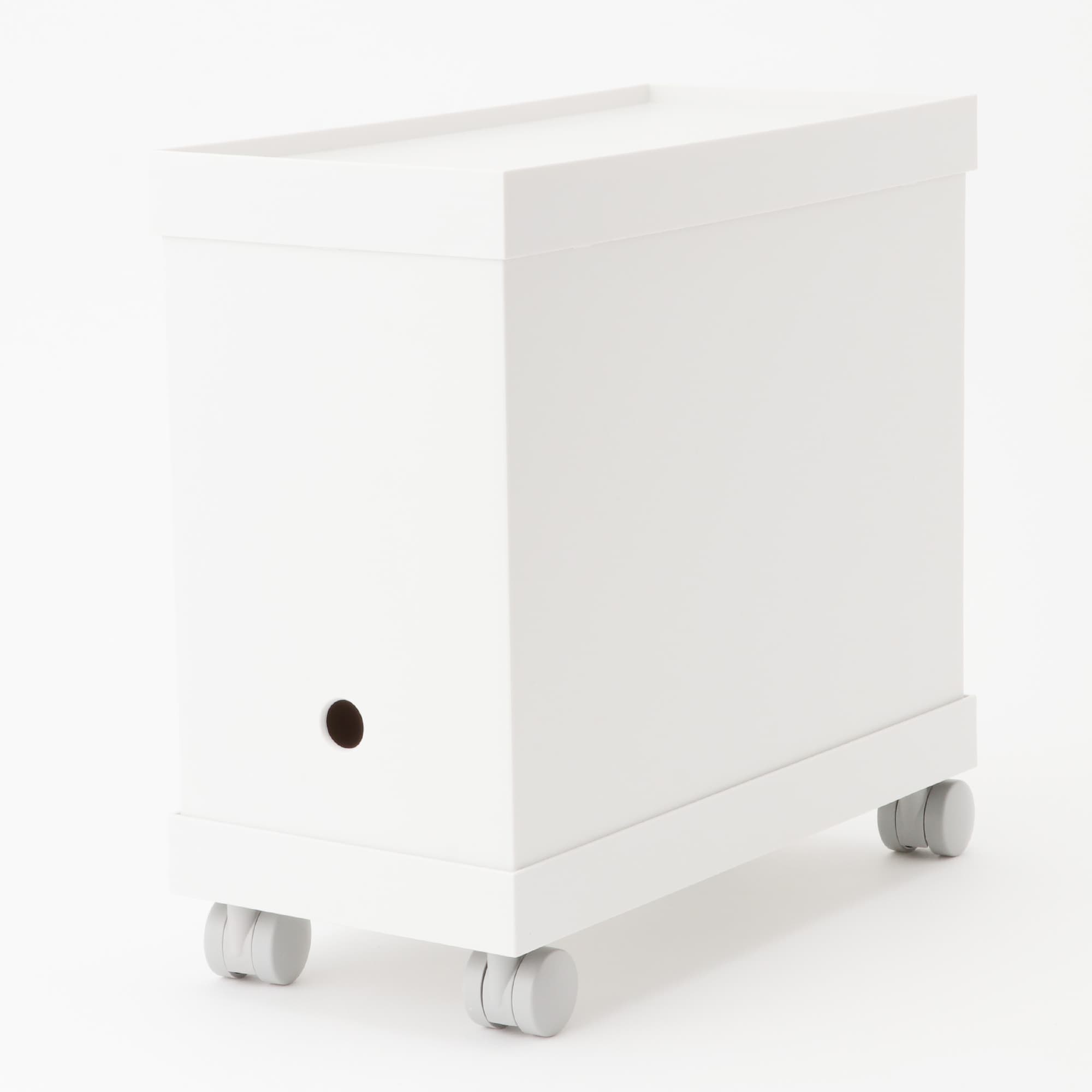 ポリプロピレンファイルボックススタンダード用キャスターもつけられる