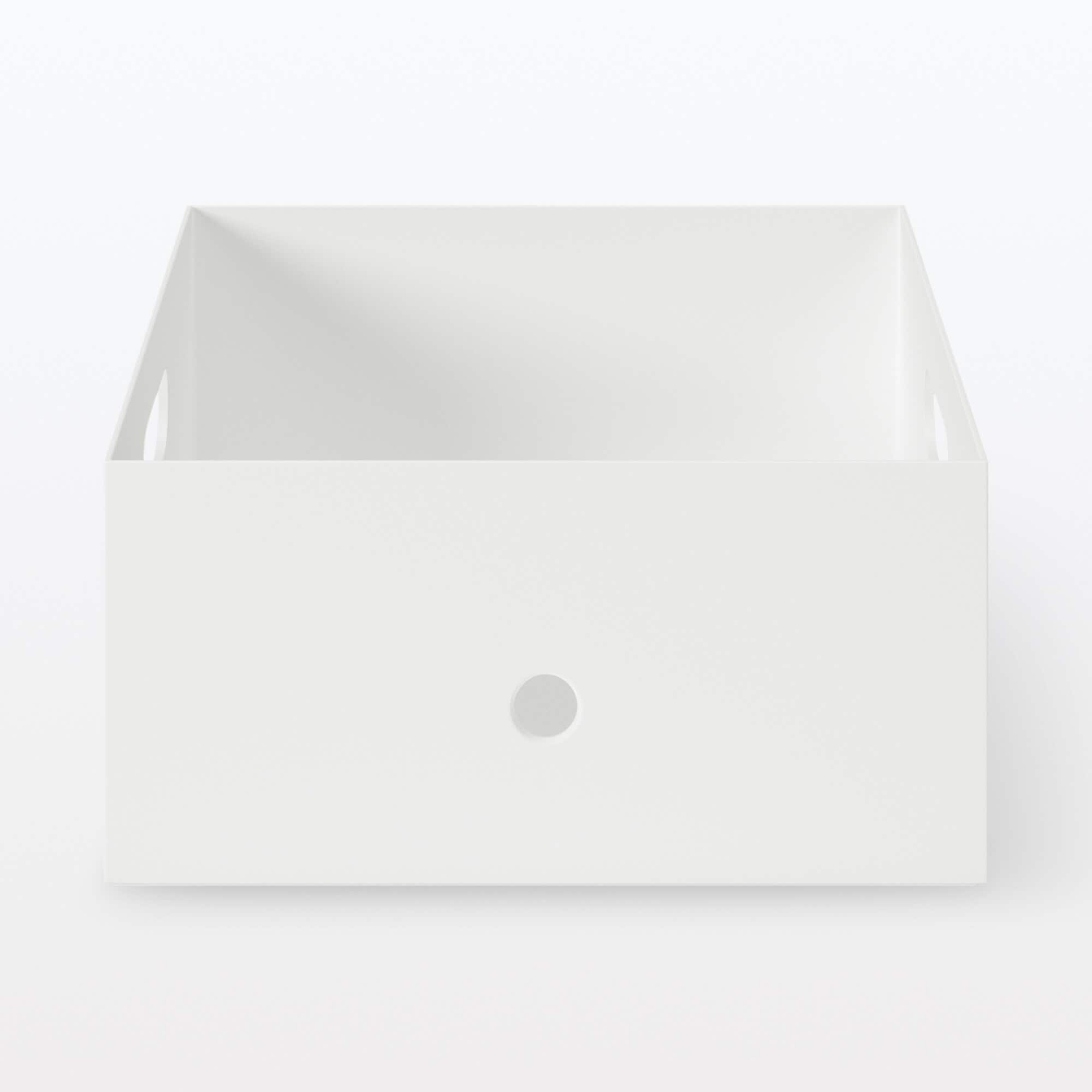 ポリプロピレンファイルボックススタンダード　１／２　ホワイトグレー