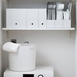 ポリプロピレンスタンドファイルボックス　Ａ４用　ホワイトグレー