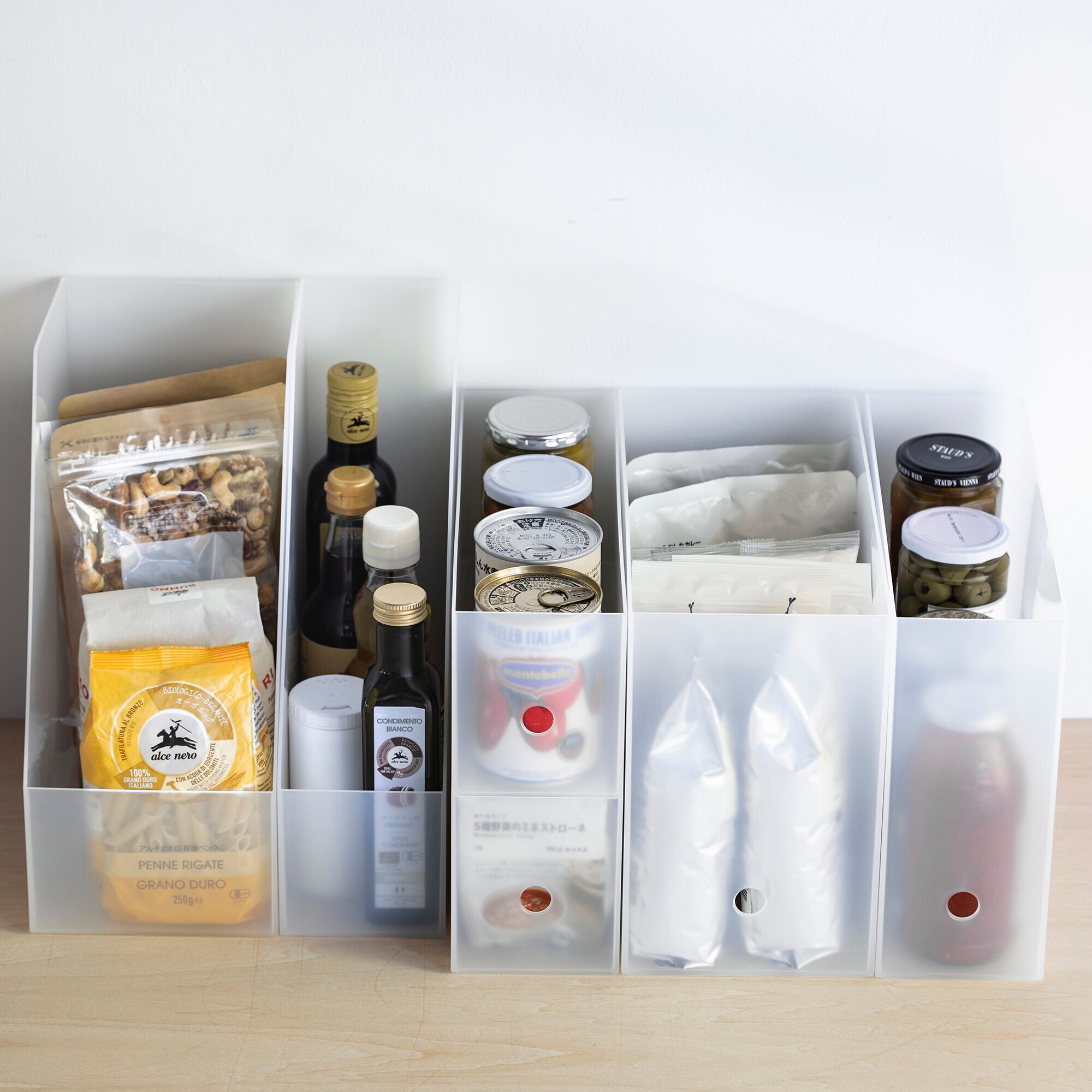 ポリプロピレンスタンドファイルボックス　ワイド　Ａ４用　クリア