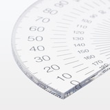 アクリル分度器　半円