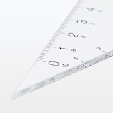 アクリル三角定規　３０度６０度