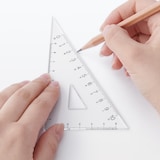 アクリル三角定規　３０度６０度