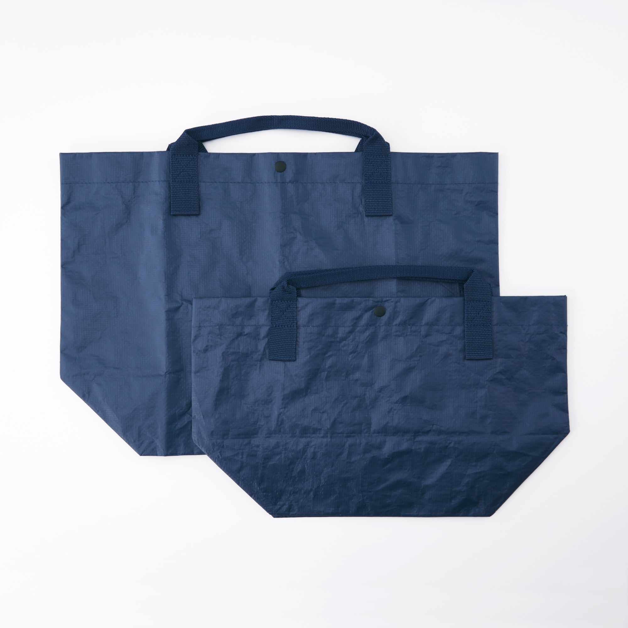   ミニトートバッグ ネイビー ポリプロピレンシートミニトートバッグ ネイビー | 無印良品