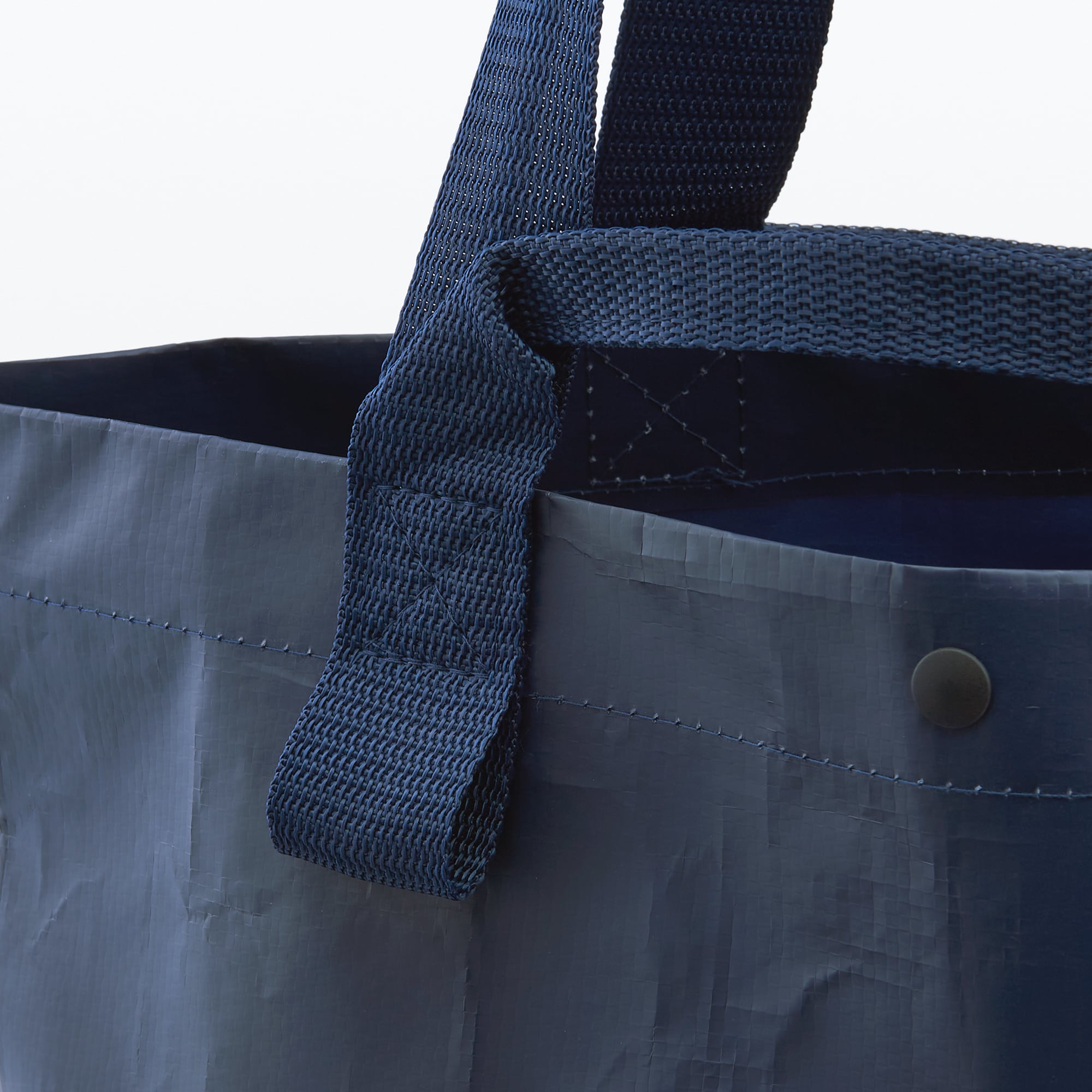 ポリプロピレンシートトートバッグ　ネイビー