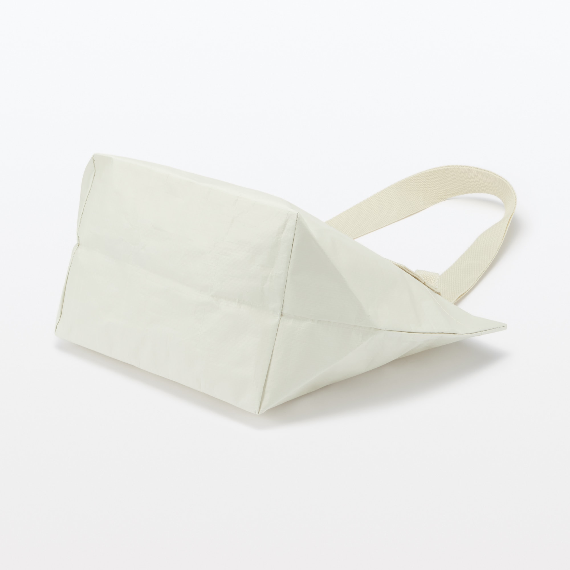 ポリプロピレンシートミニトートバッグ　ライトベージュ