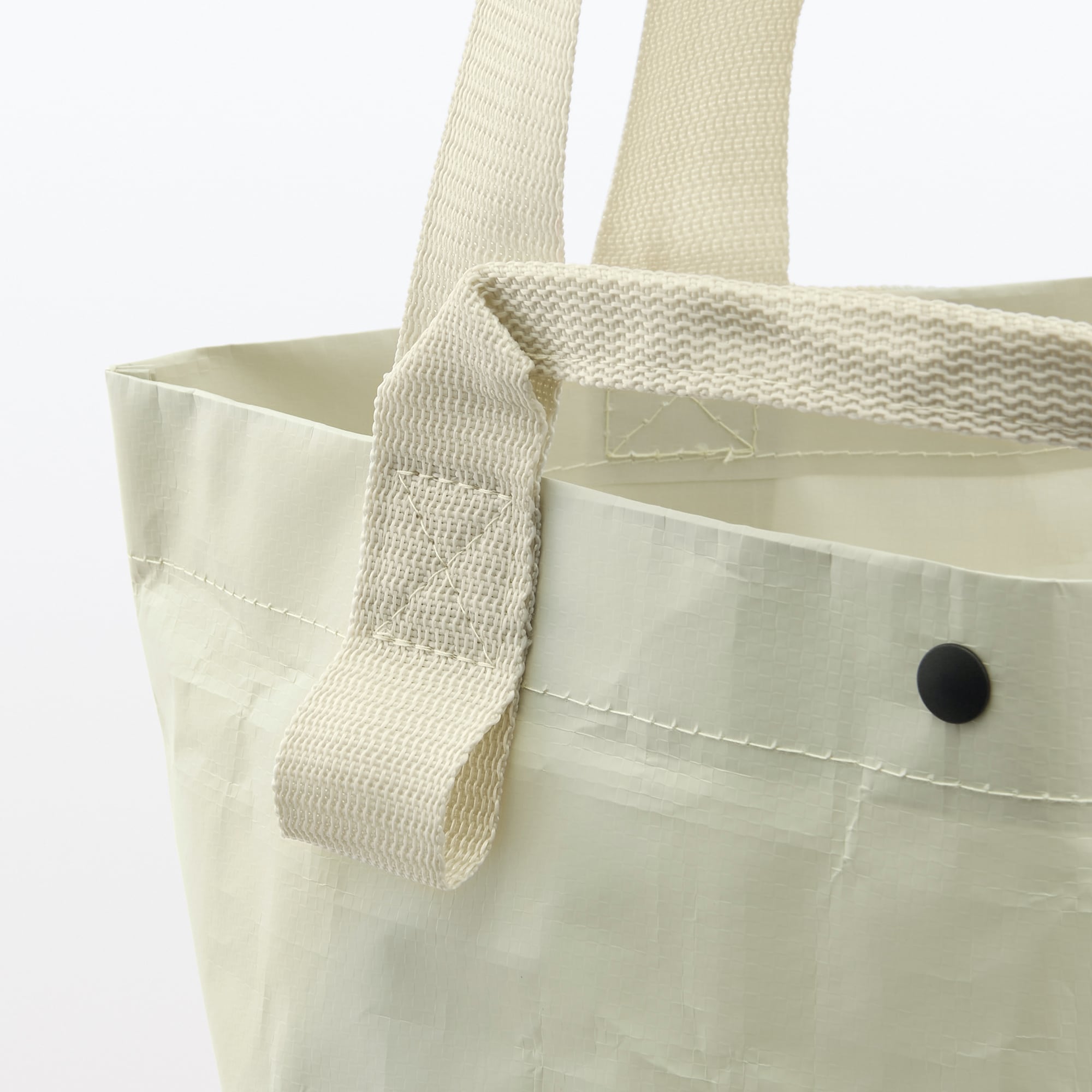 ポリプロピレンシートミニトートバッグ　ライトベージュ