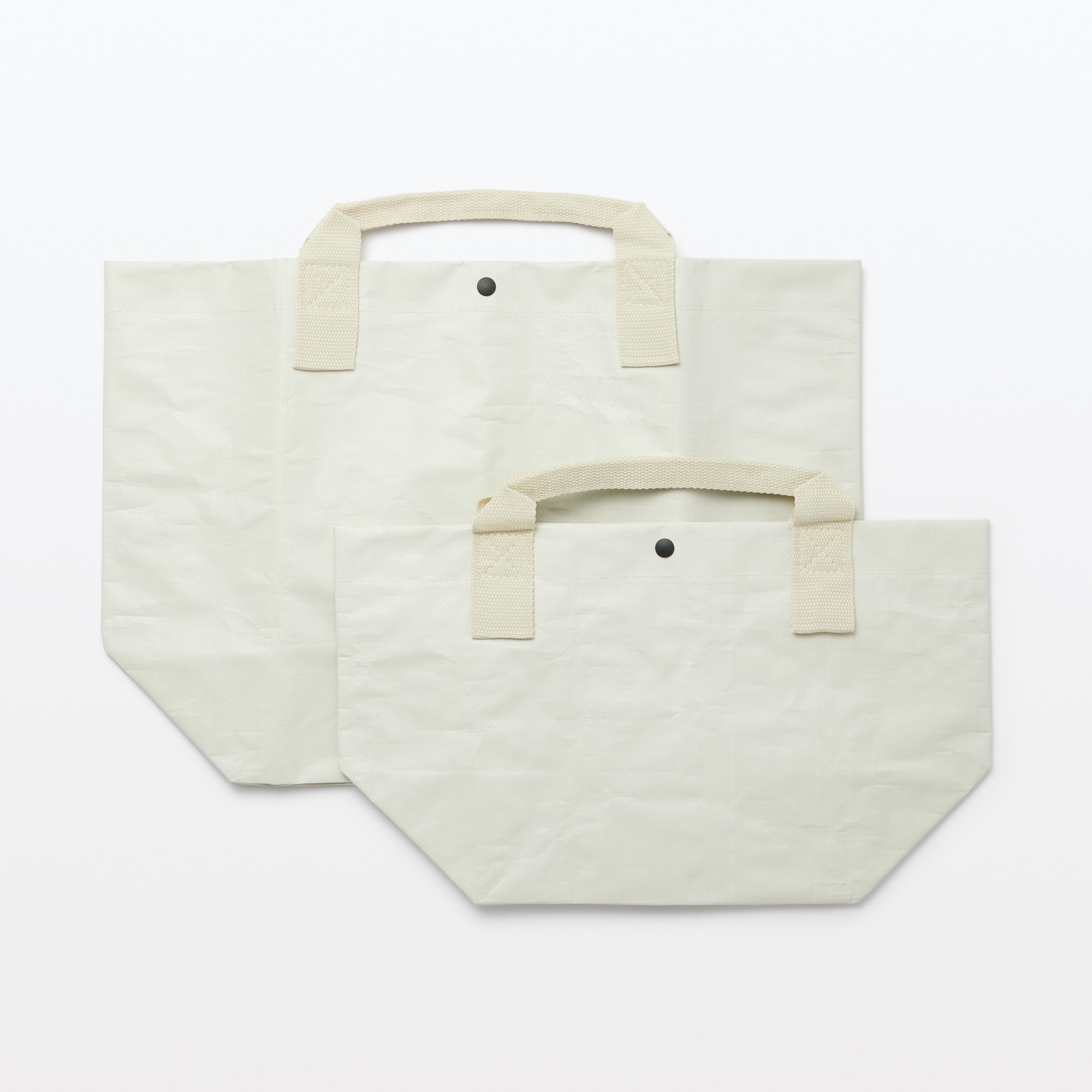 ポリプロピレンシートミニトートバッグ　ライトベージュ