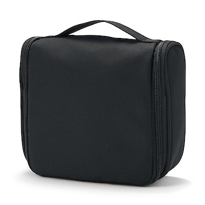 ポリエステル　吊るして使える洗面用具ケース　約１６×１９×６ｃｍ