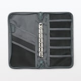 ポリエステル　パスポートケース　クリアポケット付