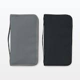 ポリエステル　パスポートケース　クリアポケット付