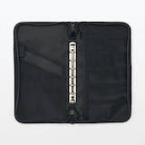 ポリエステル　パスポートケース　クリアポケット付