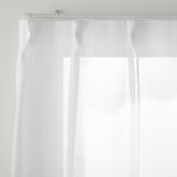 ポリエステルスラブボイルプリーツカーテン／オフ白
