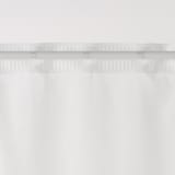 ポリエステルスラブボイルノンプリーツカーテン／オフ白
