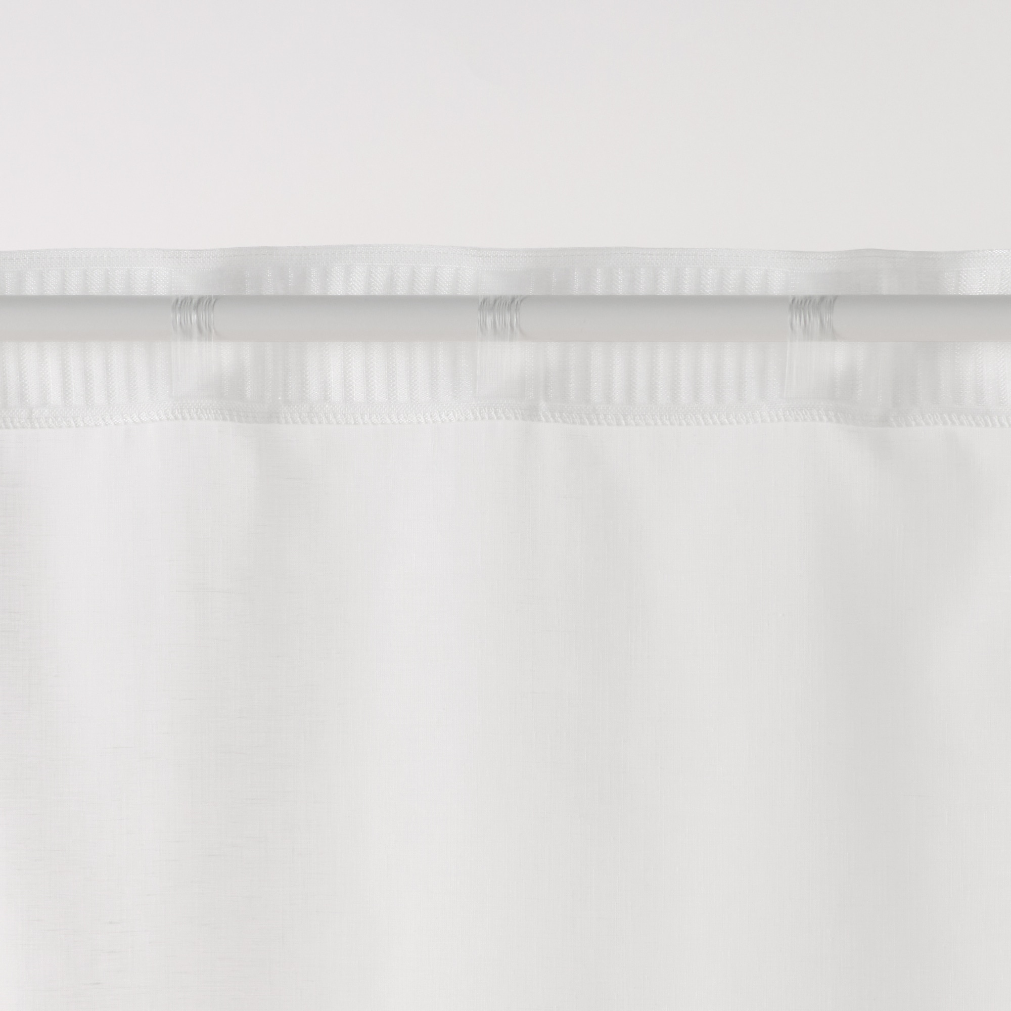 ポリエステルスラブボイルノンプリーツカーテン／オフ白 | 無印良品