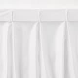 花粉をキャッチし熱を通しにくいレースプリーツカーテン／オフ白