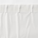 花粉をキャッチし熱を通しにくいレースノンプリーツカーテン／オフ白