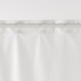 花粉をキャッチし熱を通しにくいレースノンプリーツカーテン／オフ白