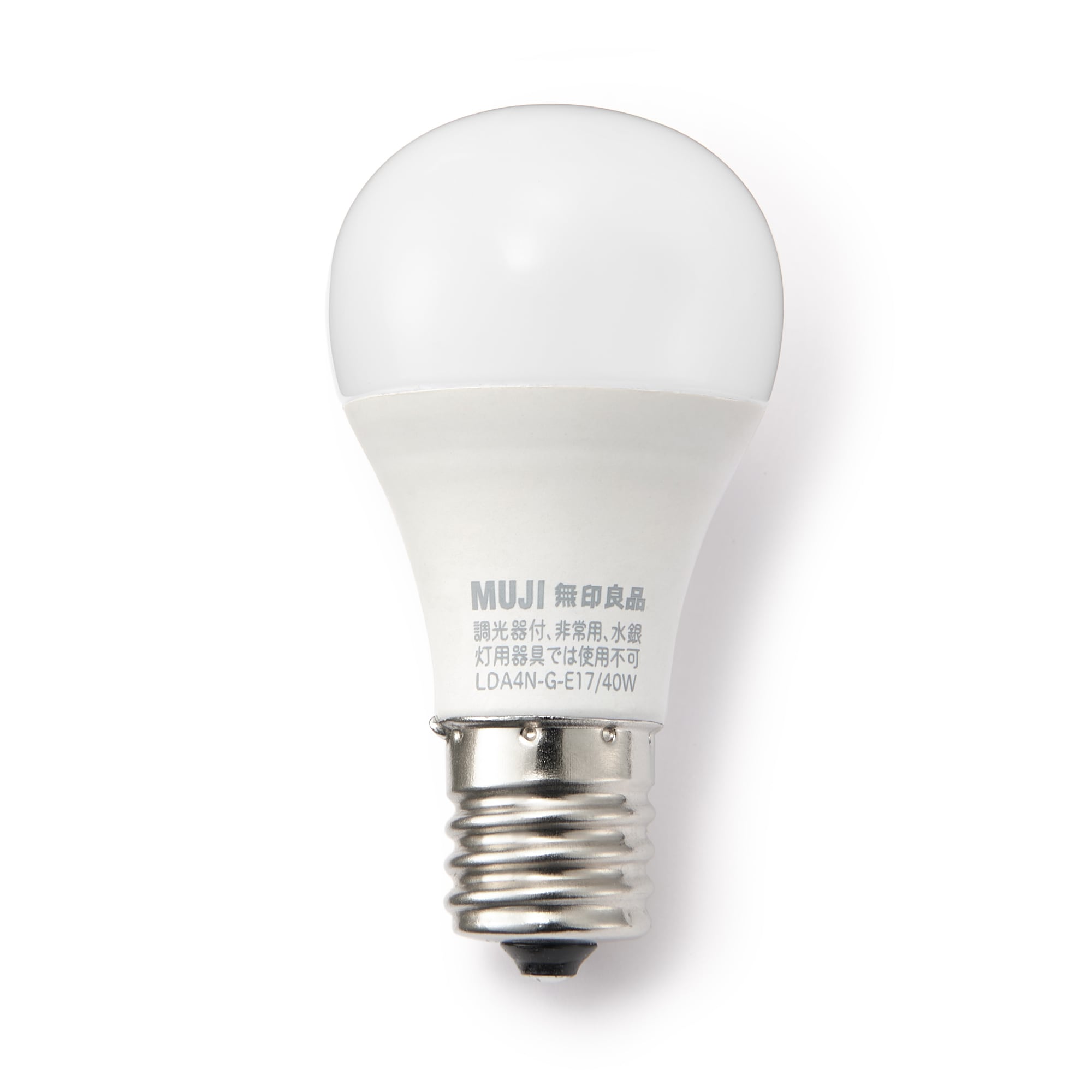 ＬＥＤ電球　４０形相当　昼白色（口金：Ｅ１７）