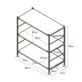 ステンレスユニットシェルフ　ステンレス棚セット　ワイド　小