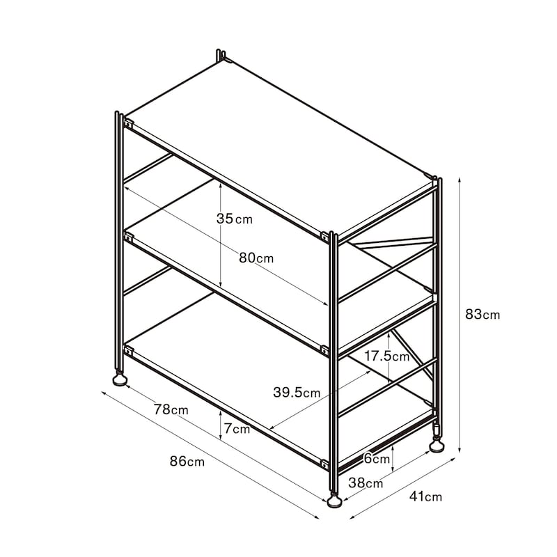 ステンレスユニットシェルフ ステンレス棚セット ワイド 小 | 無印良品 
