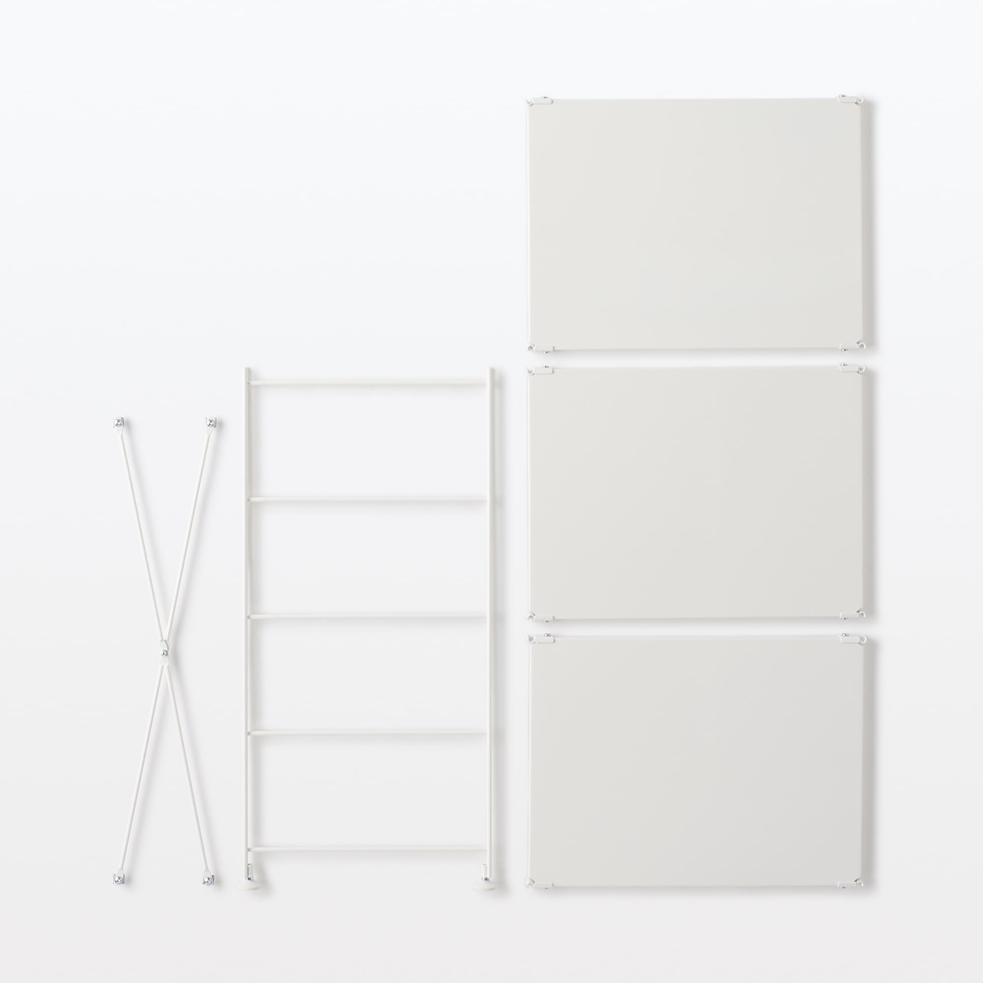 スチールユニットシェルフ用スチール棚追加セット　幅５６ｃｍタイプ　小